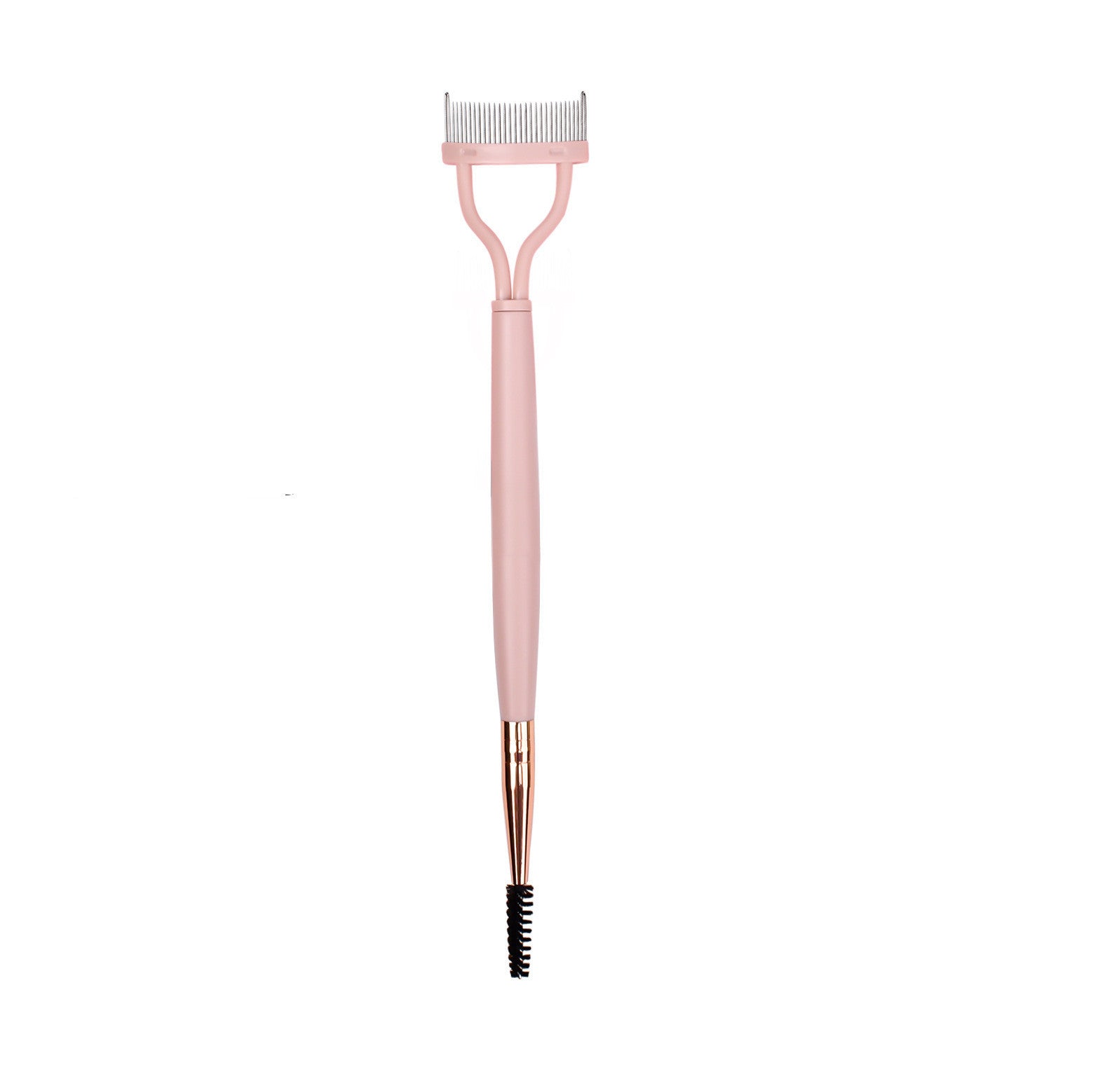 Steel Tooth Double Head Brow Groomer Mascara Brush Tool