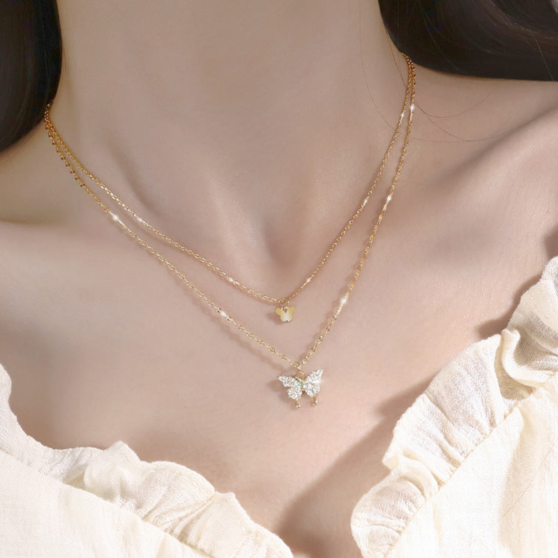 Neck Accessories Necklace Female Clavicle Chain