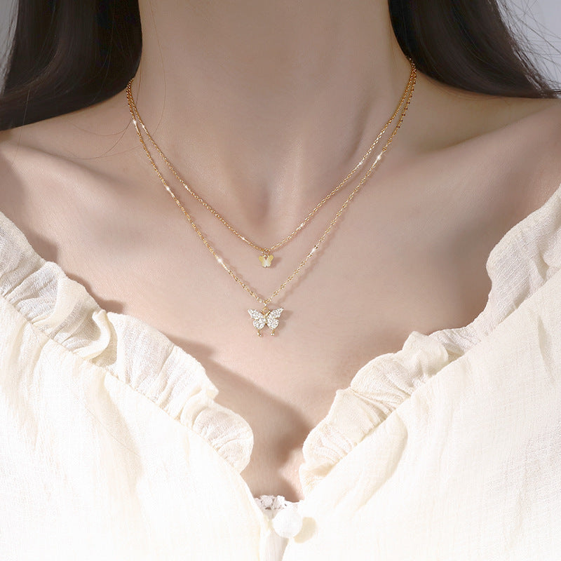 Neck Accessories Necklace Female Clavicle Chain