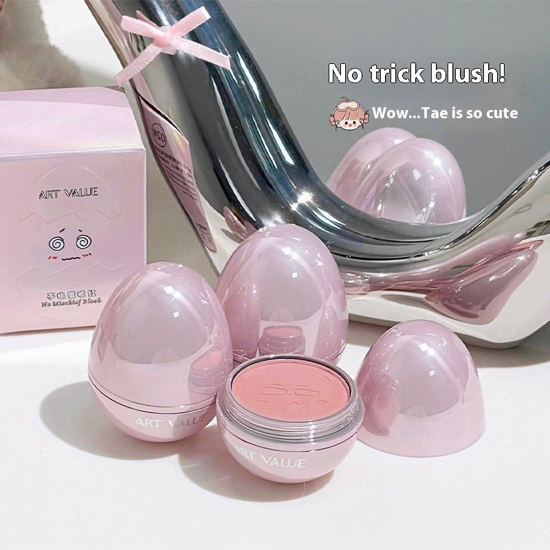Low Saturation Gray Powder Repair Makeup Tender Rouge Solid Cosmetic Egg