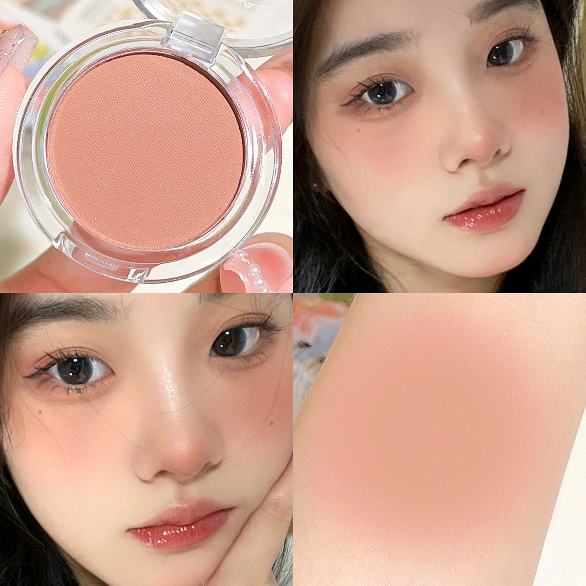 Not Easy To Fly White Brightening Monochrome Blush Eye Shadow