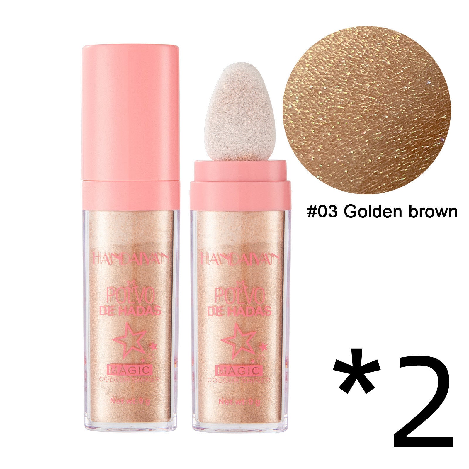 Fairy Highlight Pat Full Body Highlight Brightening Natural Three-dimensional Repair Blush Cross-border Makeup Supply