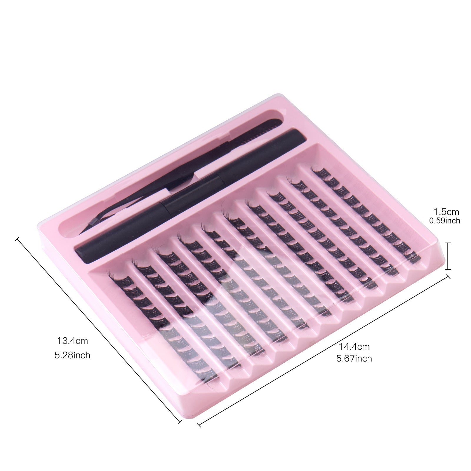 Large Capacity Single Cluster False Eyelashes Suit