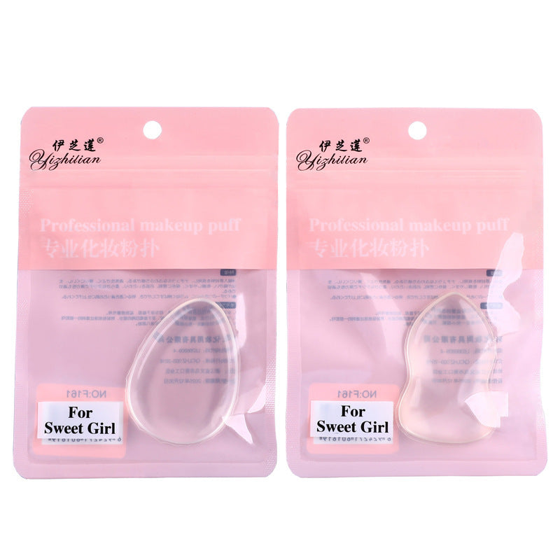 Silicone Puff Gourd Water Drop Shape Transparent Easy To Make Up