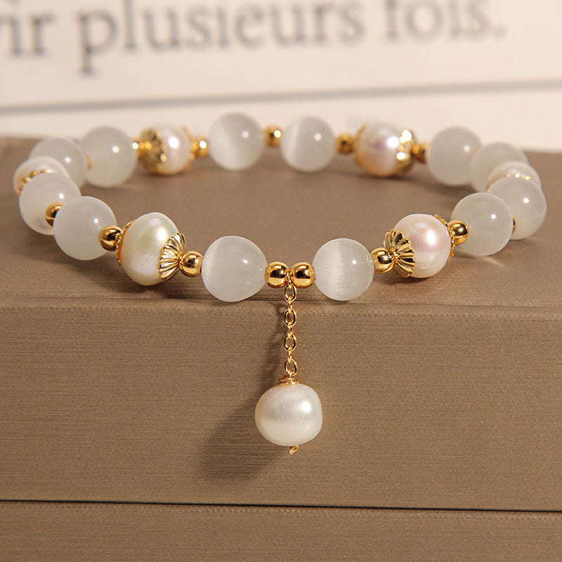Natural Strawberry Quartz Bracelet Women