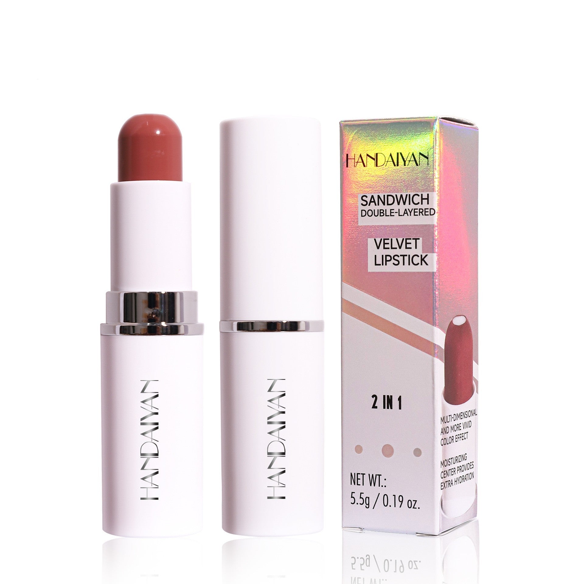 Moisturizing 8-color Sandwich Lipstick