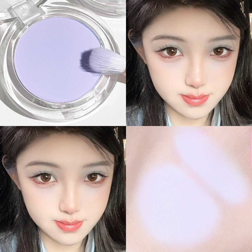 Not Easy To Fly White Brightening Monochrome Blush Eye Shadow