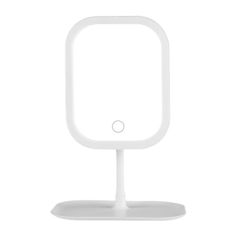 Led Make-up Mirror Desktop Multi-function With Light Adjustable Dressing