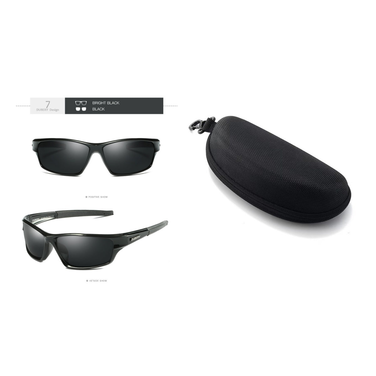 Retro Polarized D620 Sports Men Riding Sun Glasses