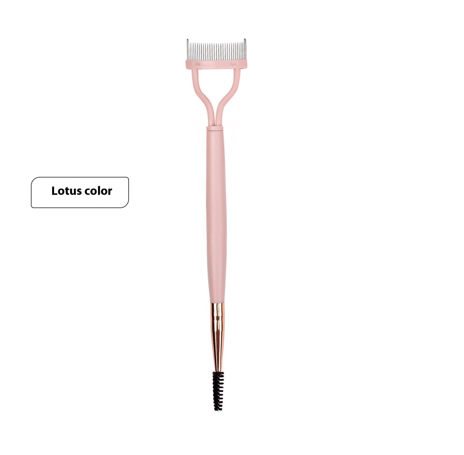 Steel Tooth Double Head Brow Groomer Mascara Brush Tool