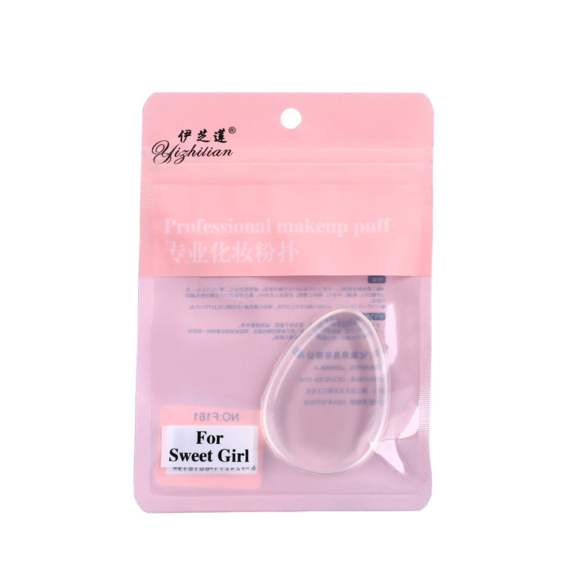 Silicone Puff Gourd Water Drop Shape Transparent Easy To Make Up