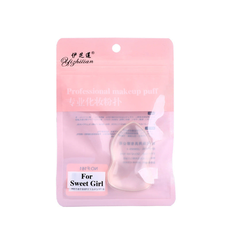 Silicone Puff Gourd Water Drop Shape Transparent Easy To Make Up