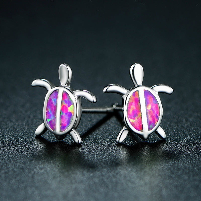 Turtle Stud Earrings For Women