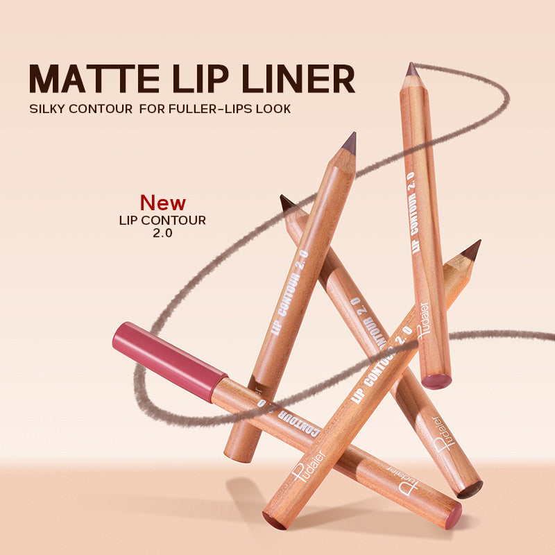 Matte 8 Colors Lip Liner Hook Line Lipstick Beauty Makeup